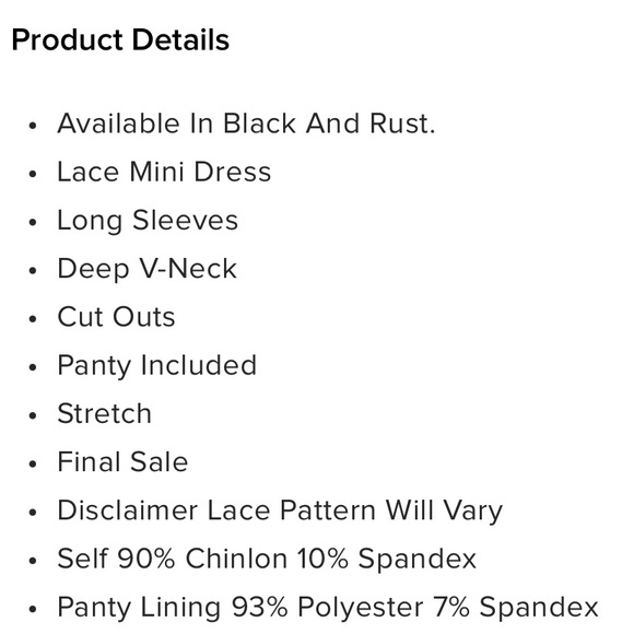 Sexy Black Lace Dress - Picture 4 of 6